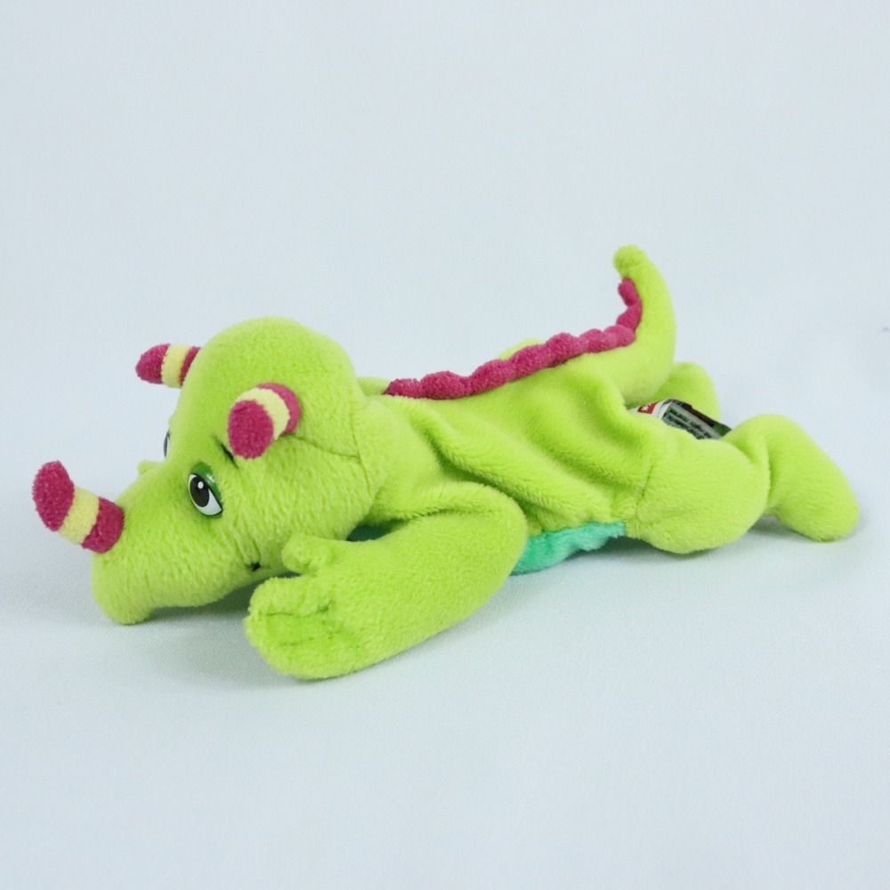 Scholastic 1997 Magic School Bus Side Kicks Liz the Lizard 9" Plush Beanbag VTG